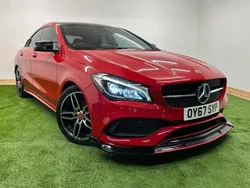 Red Used 2017 Mercedes CLA200 AMG line Sedan | £13,490 (Fair price)