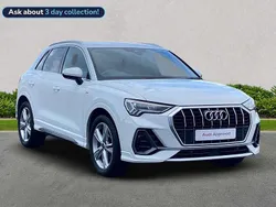 White Used 2022 Audi Q3 S-Line SUV | £27,031 (Good price)