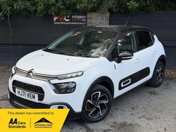 White Used 2022 Citroën C3 PureTech Hatchback | £8,995 (Fair price)