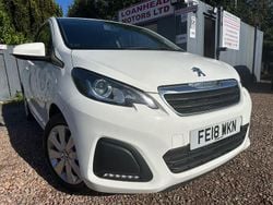 White Used 2018 Peugeot 108 Active Hatchback | £5,499 (Fair price)