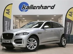 Silver Used 2018 Jaguar F-Pace R-Sport SUV | £20,000 (Fair price)