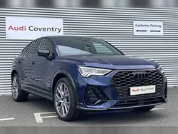 Navarra blue Used 2024 Audi Q3 Sportback Black Edition SUV | £37,990 (A bit pricey)