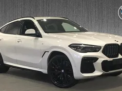 White Used 2022 BMW X6 M Sport SUV | £46,999 (Fair price)