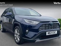 Blue Used 2021 Toyota RAV4 Hybrid SUV | £25,061 (Fair price)