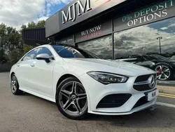 White Used 2021 Mercedes CLA220 AMG line Sedan | £25,990 (Expensive)
