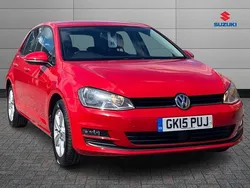 Red Used 2015 VW Golf VII Match Hatchback | £8,446 (Good price)