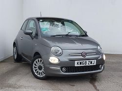 Grey Used 2018 Fiat 500 Lounge Hatchback | £8,298 (A bit pricey)