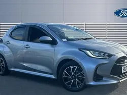 Silver Used 2022 Toyota Yaris Hybrid Design Hatchback | £17,420 (Fair price)
