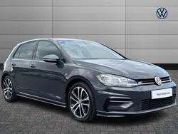 Grey Used 2018 VW Golf VII R-line Hatchback | £13,999 (Fair price)