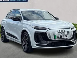 White Used 2025 Audi Q6 e-tron Performance SUV | £65,253 (Fair price)