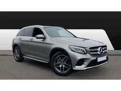 Silver Used 2018 Mercedes GLC250 AMG Line Premium SUV | £23,173 (Fair price)