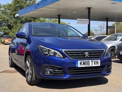Blue Used 2018 Peugeot 308 Allure Hatchback | £6,495 (Fair price)