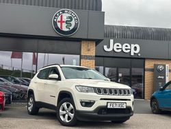 White Used 2021 Jeep Compass Longitude SUV | £13,490 (Fair price)