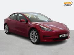 Red Used 2021 Tesla Model 3 Standard Range Sedan | £16,895 (Fair price)