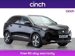 Black Used 2021 Peugeot 3008 Allure Premium SUV | £15,499 (Fair price)