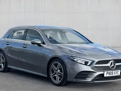 Grey Used 2019 Mercedes A180 AMG Line Premium Hatchback | £15,494 (Fair price)