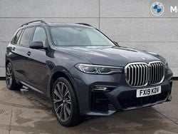 Arctic grey Used 2019 BMW X7 M Sport SUV | £39,939 (Expensive)