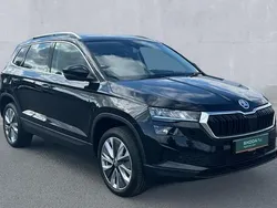 Black magic pearlescent Used 2024 Skoda Karoq SE L SUV | £21,940 (Fair price)