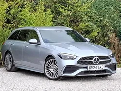 Silver Used 2024 Mercedes C300 AMG Line Premium Estate | £34,998 (Fair price)