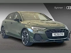 Green New 2025 Audi A3 Black Edition Hatchback | £37,000 (Good price)