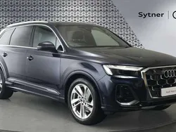 Blue Used 2024 Audi Q7 S-Line SUV | £54,500 (Fair price)