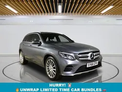 Grey Used 2018 Mercedes GLC250 AMG line SUV | £15,699 (Good price)