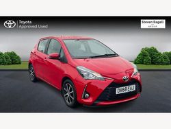 Red Used 2018 Toyota Yaris Hatchback | £10,795 (Fair price)
