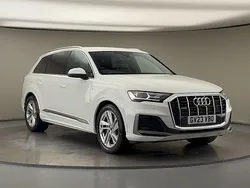 White Used 2023 Audi Q7 S-Line SUV | £41,200 (Fair price)