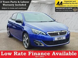Blue Used 2017 Peugeot 308 GT-line Hatchback | £5,395 (Good price)