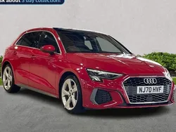 Red Used 2020 Audi A3 S-Line Hatchback | £21,887 (A bit pricey)