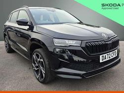 Black magic pearl effect Used 2022 Skoda Karoq SportLine SUV | £24,000 (Fair price)