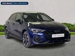 Blue Used 2024 Audi S3 Black Edition Hatchback | £40,435
