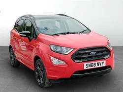 Red Used 2018 Ford Ecosport ST-Line SUV | £8,999 (Fair price)
