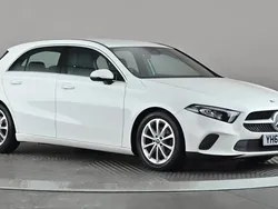 White Used 2018 Mercedes A180 Hatchback | £15,198 (Fair price)
