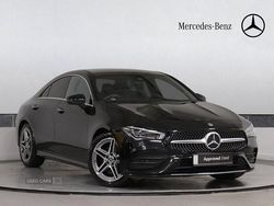 Black Used 2021 Mercedes CLA200 AMG Line Premium Plus Coupe | £23,995 (Expensive)