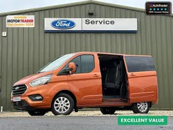Orange Used 2020 Ford Transit Custom Limited Van | £24,449 (Fair price)