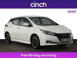 White Used 2022 Nissan Leaf Acenta Hatchback | £9,699 (Fair price)