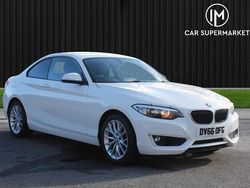 White Used 2016 BMW 218 Coupe | £8,885 (Good price)