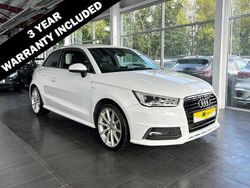 White Used 2015 Audi A1 S-Line Hatchback | £7,295 (Fair price)