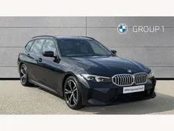 Black Used 2022 BMW 320e M Sport Estate | £26,495 (Fair price)