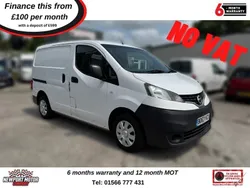 White Used 2013 Nissan NV200 Acenta Van | £5,995 (Fair price)