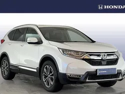 Platinum white Used 2021 Honda CR-V Hybrid SUV | £25,295 (Expensive)