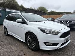 White Used 2017 Ford Focus ST-Line Estate | £9,995 (Good price)