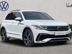 White Used 2021 VW Tiguan R-line SUV | £27,087 (Fair price)