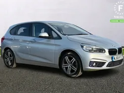 Silver Used 2015 BMW 218 Sport Line Hatchback | £12,499 (Fair price)