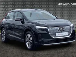 Black New 2024 Audi Q4 e-tron Sport SUV | £31,680 (Super price)