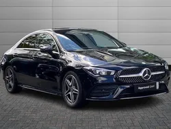 Cosmos black Used 2021 Mercedes CLA180 AMG line Sedan | £23,995 (Good price)