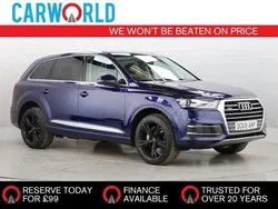 Blue Used 2019 Audi Q7 Sport SUV | £20,400 (Fair price)