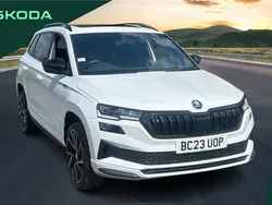 White Used 2023 Skoda Karoq SportLine SUV | £26,299 (Fair price)