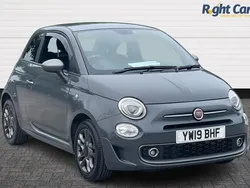 Grey Used 2019 Fiat 500 S Hatchback | £7,499 (Fair price)